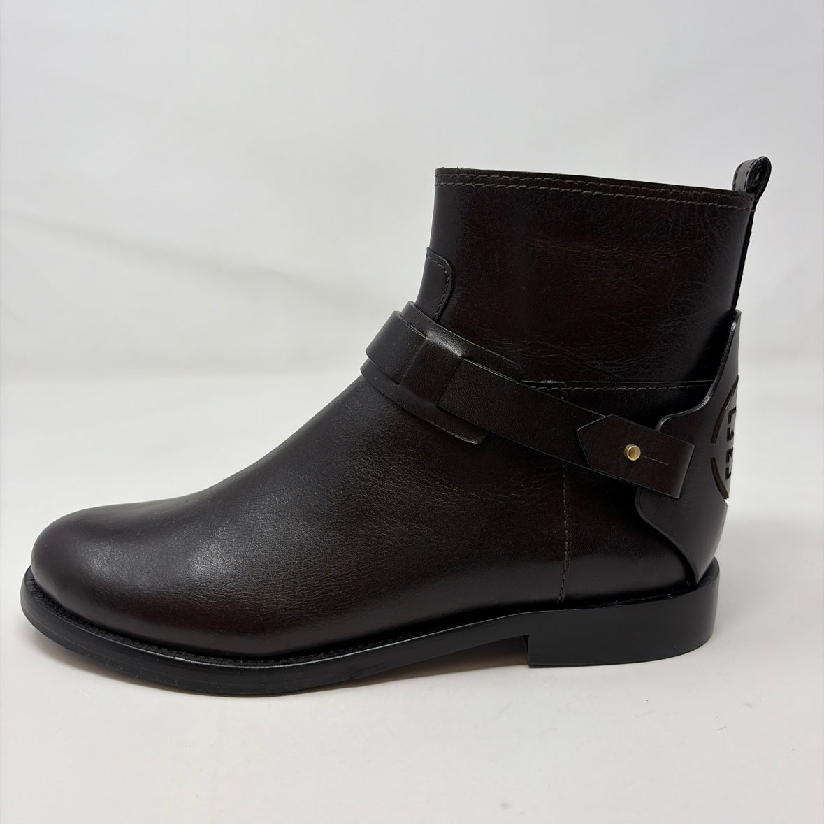 Pre-Owned Shoe Size 7 Tory Burch Brown Booties