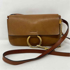 Pre-Owned Chloe Cognac Leather Designer Handbag