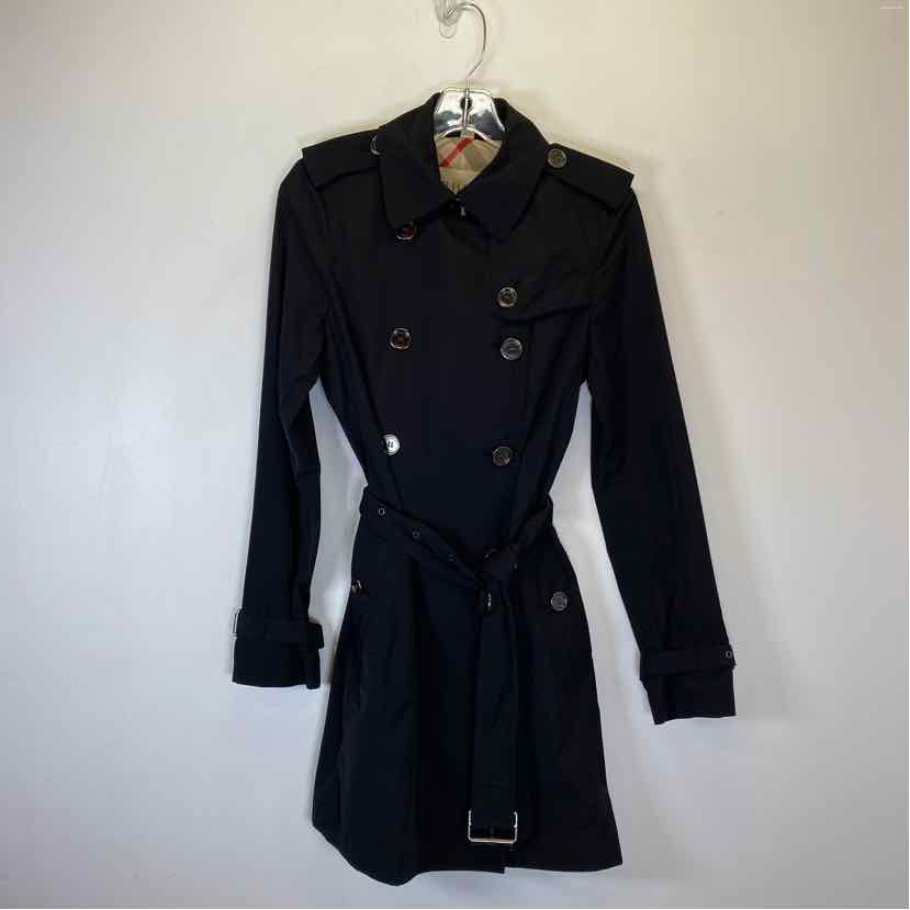 Pre-Owned Burberry Brit Black Polyester Women Size 4 Designer Clothes