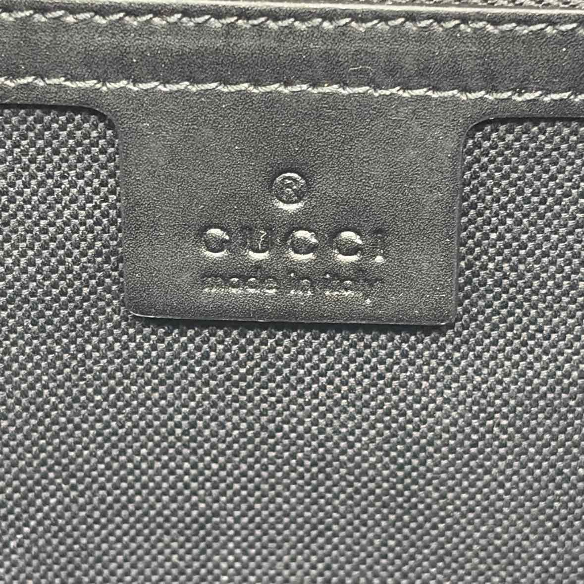 Pre-Owned Gucci Black Canvas Designer Handbag