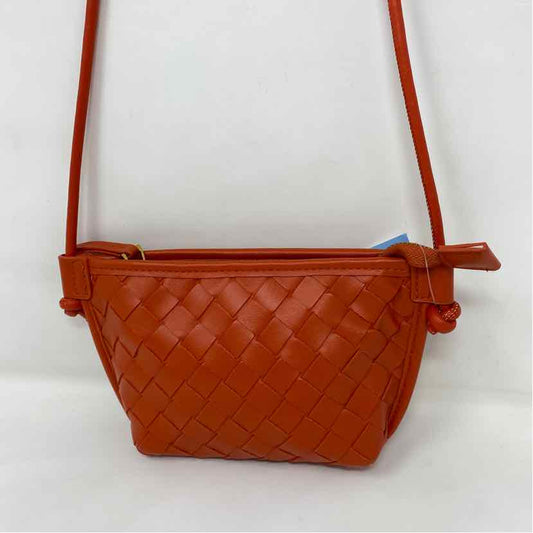 Orange faux leather Handbag