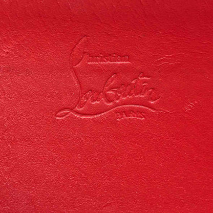 Pre-Owned Christian Louboutin Black Leather Designer Wallet