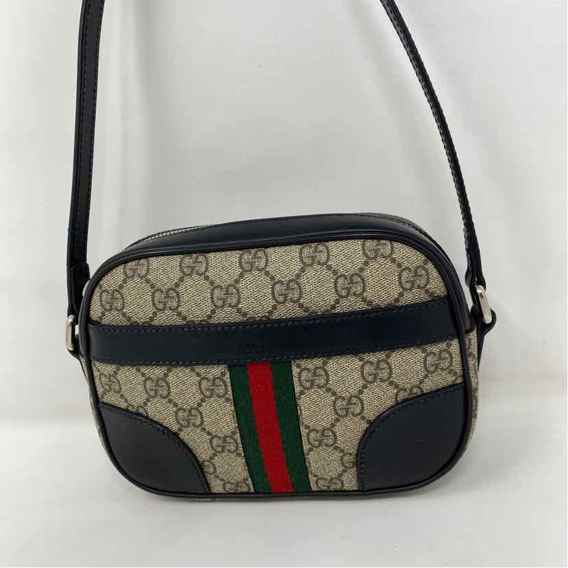 Pre-Owned Gucci Monogram Canvas Designer Handbag