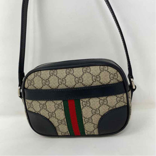 Pre-Owned Gucci Monogram Canvas Designer Handbag