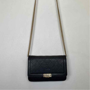 Pre-Owned Chanel Black Leather Designer Handbag