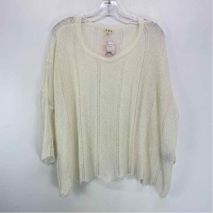 Pre-Owned Size L POL Cream Sweater