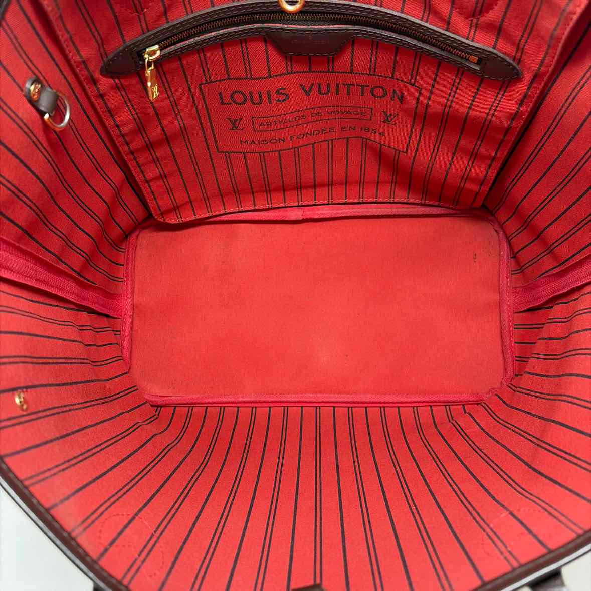 Pre-Owned Louis Vuitton Damier Eben Canvas Designer Handbag