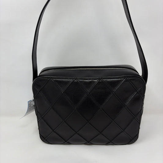 Pre-Owned Chanel Black Leather Designer Handbag