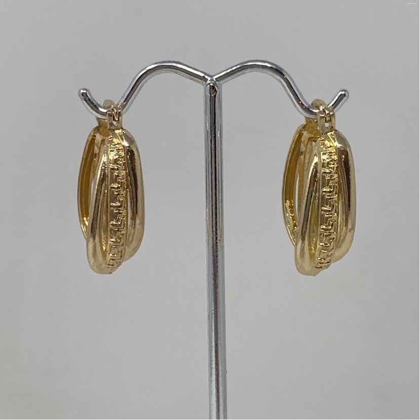 Gold Metal Earrings