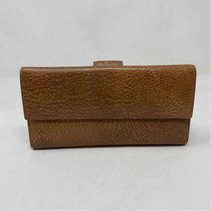 Pre-Owned Gucci Brown Leather Designer Wallet