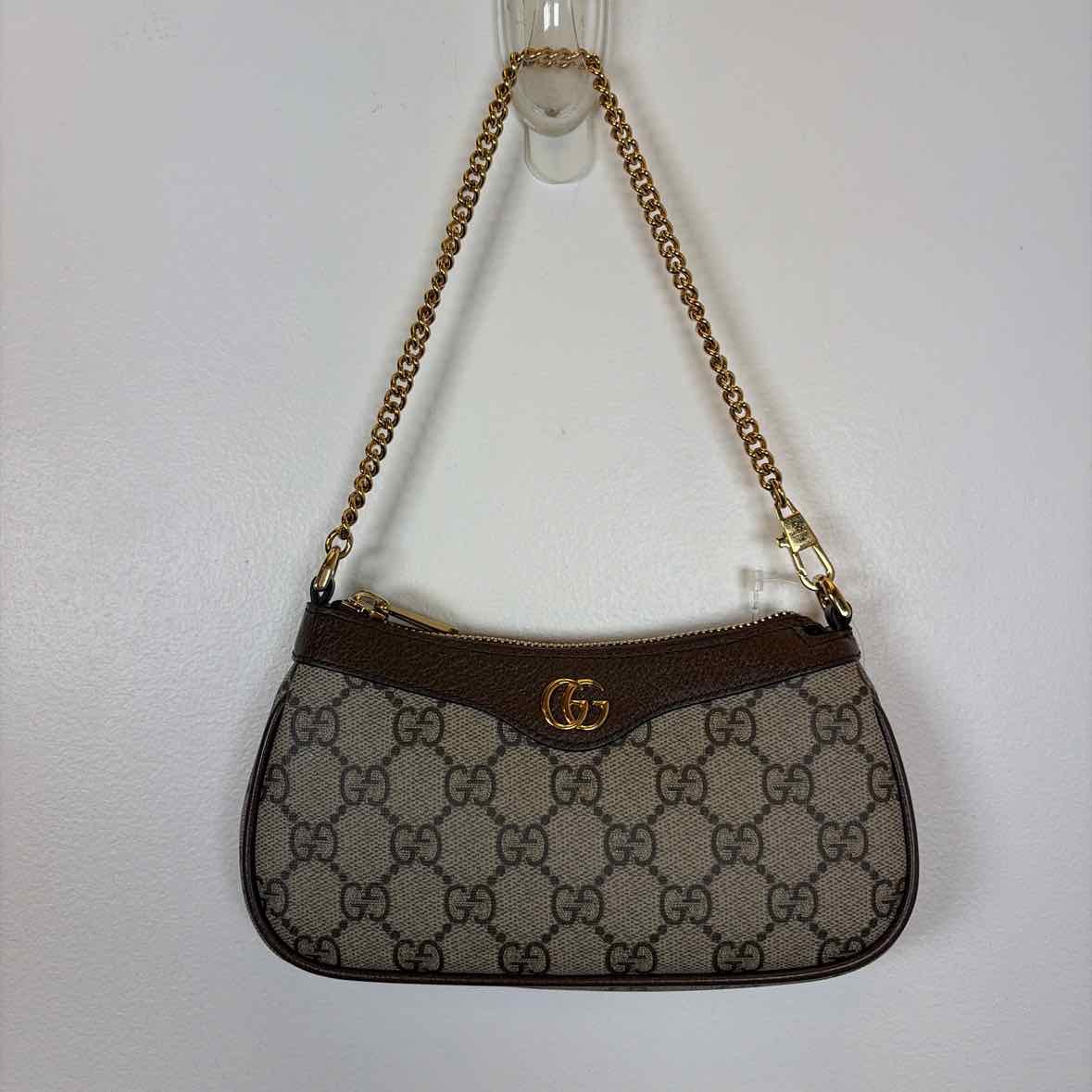 Pre-Owned Gucci Monogram Canvas Designer Handbag