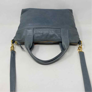 Pre-Owned Satchel Gray Leather Handbag