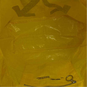 Pre-Owned Off White Yellow Plastic Designer Handbag