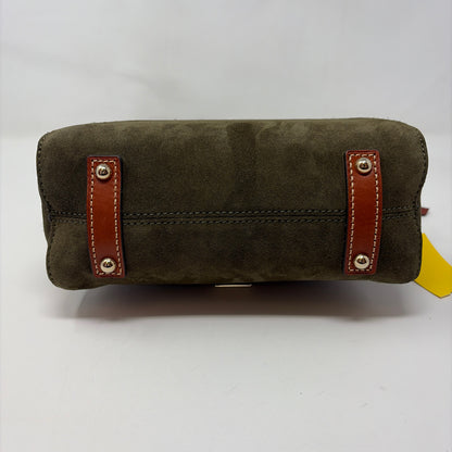 Pre-Owned Dooney & Bourke Green Suede Handbag