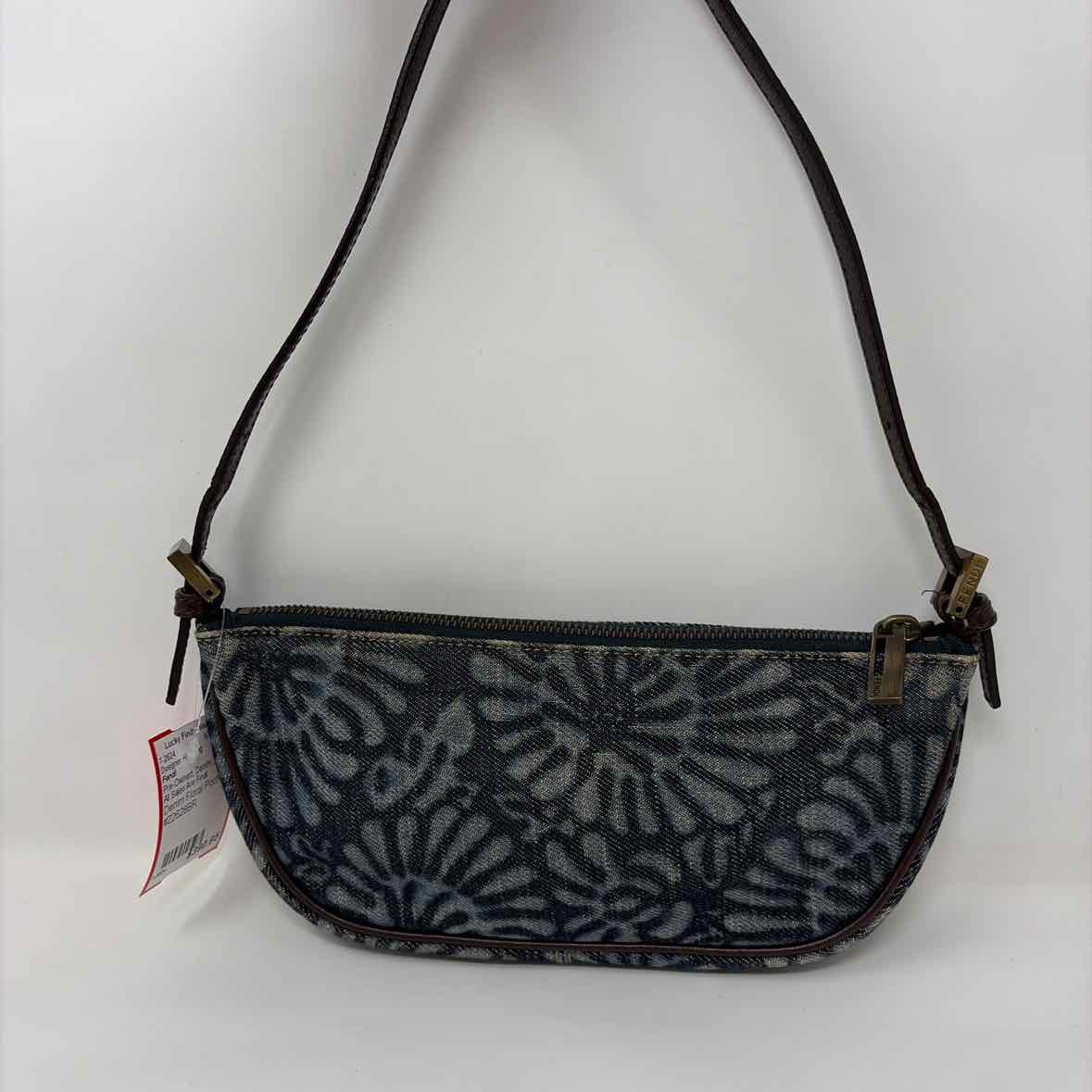 Pre-Owned Fendi Denim Denim Designer Handbag