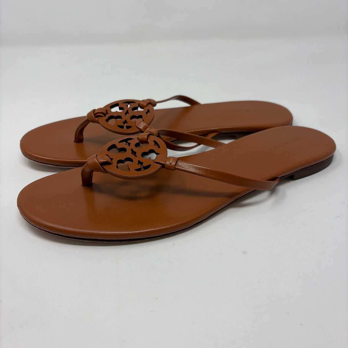 Pre-Owned Shoe Size 9 Tory Burch Cognac Sandals