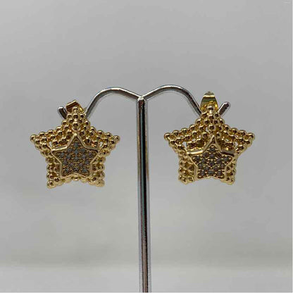 Gold Multi Metal Earrings