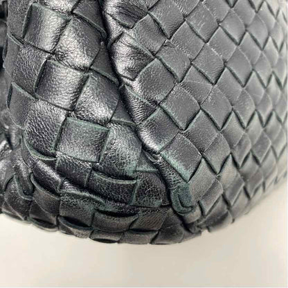 Pre-Owned Bottega Veneta Black Leather Designer Handbag