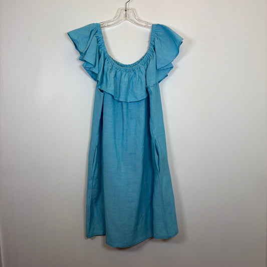 Pre-Owned Size XL Tommy Bahama Turqouise Casual Dress