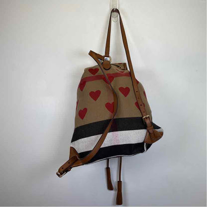 Pre-Owned Burberry Plaid Canvas Designer Handbag