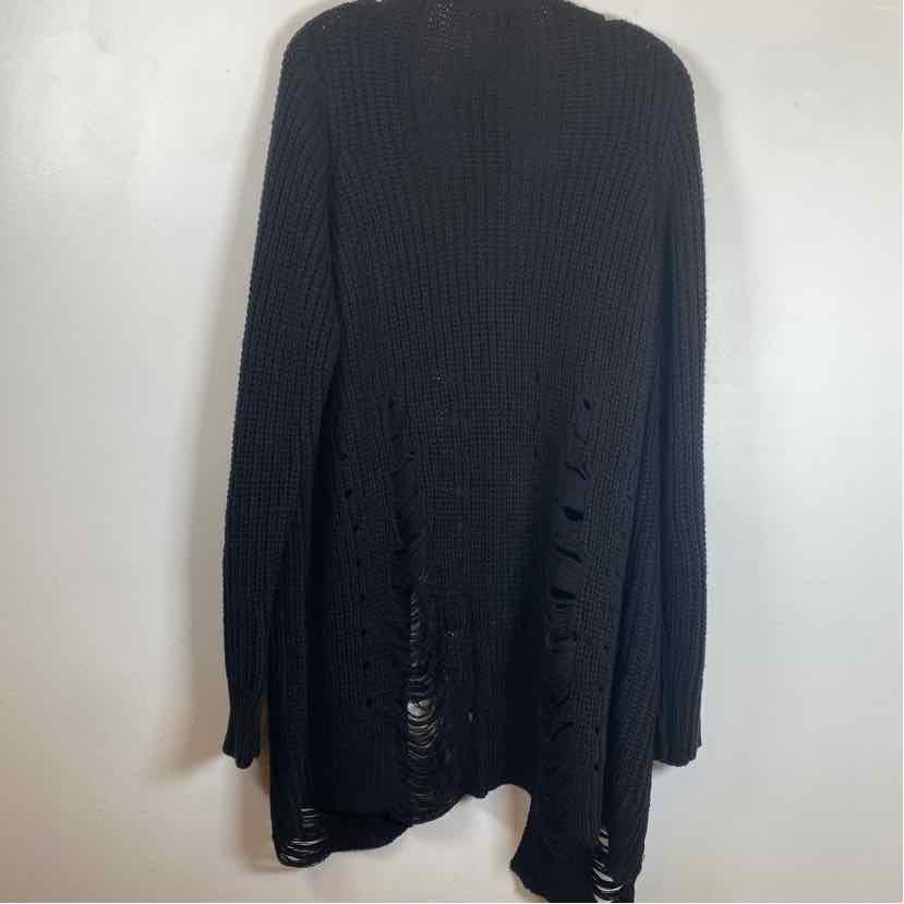 Pre-Owned Size XL Torrid Black Cardigan