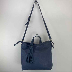 Pre-Owned Johnny Was Blue Leather Handbag