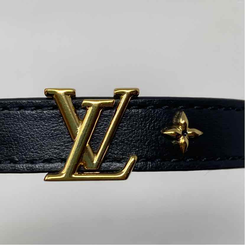 Pre-Owned Louis Vuitton Black Leather Designer Jewelry
