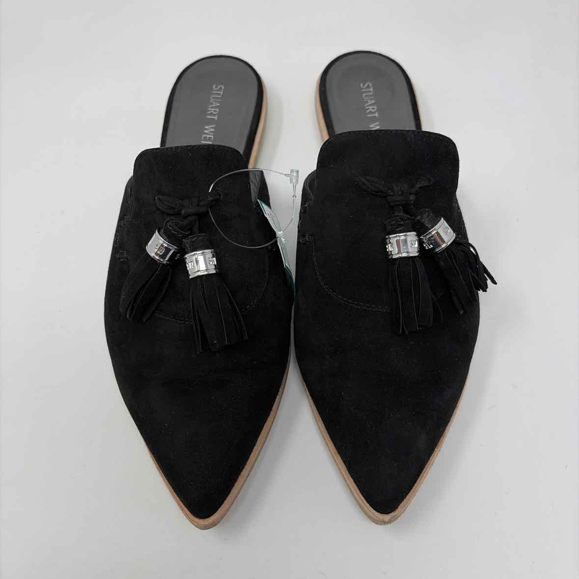 Pre-Owned Shoe Size 9 Stuart Weitzman Black Mule