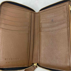 Pre-Owned Burberry Cognac Canvas Designer Wallet