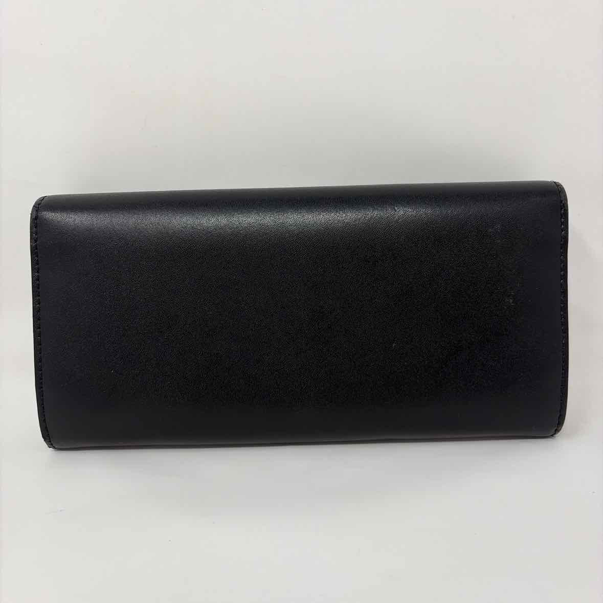 Pre-Owned Fendi Black Leather Designer Wallet