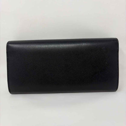 Pre-Owned Fendi Black Leather Designer Wallet