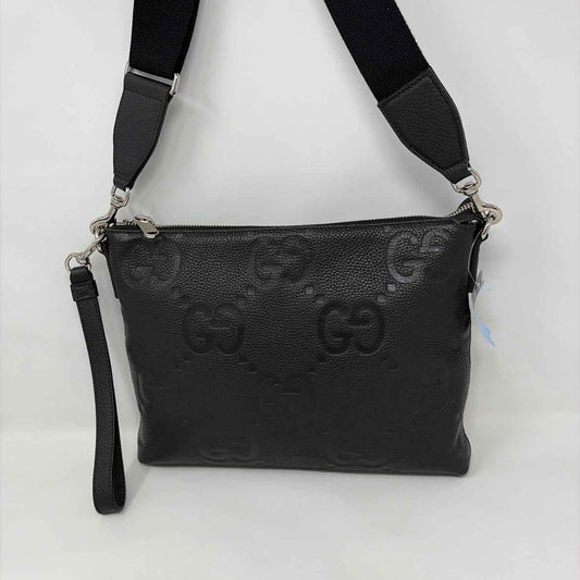 Pre-Owned Gucci Black Leather Designer Handbag