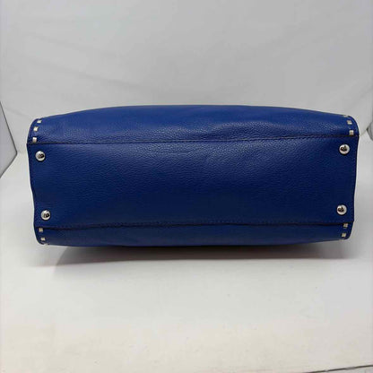 Pre-Owned Michael Kors Blue Leather Handbag
