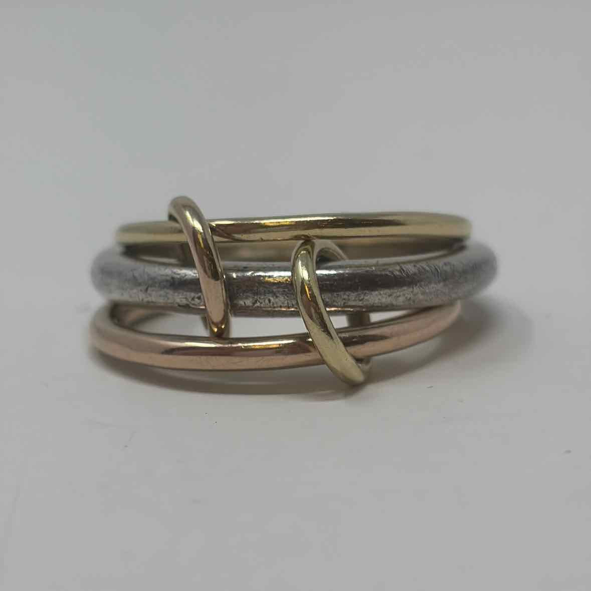 Pre-Owned Spinielli Kilcollin Silver/Gold Sterling Designer Jewelry