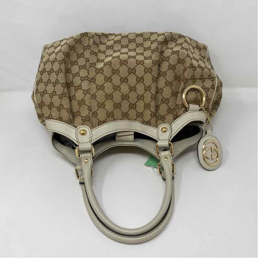 Pre-Owned Gucci Monogram Canvas Designer Handbag