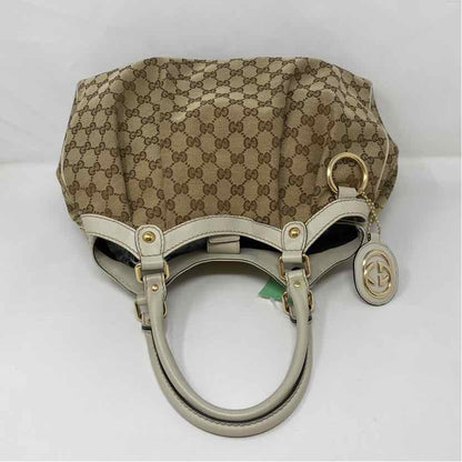 Pre-Owned Gucci Monogram Canvas Designer Handbag