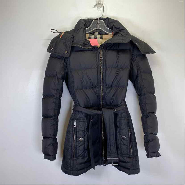 Pre-Owned Burberry Black Nylon Women Size S Designer Clothes