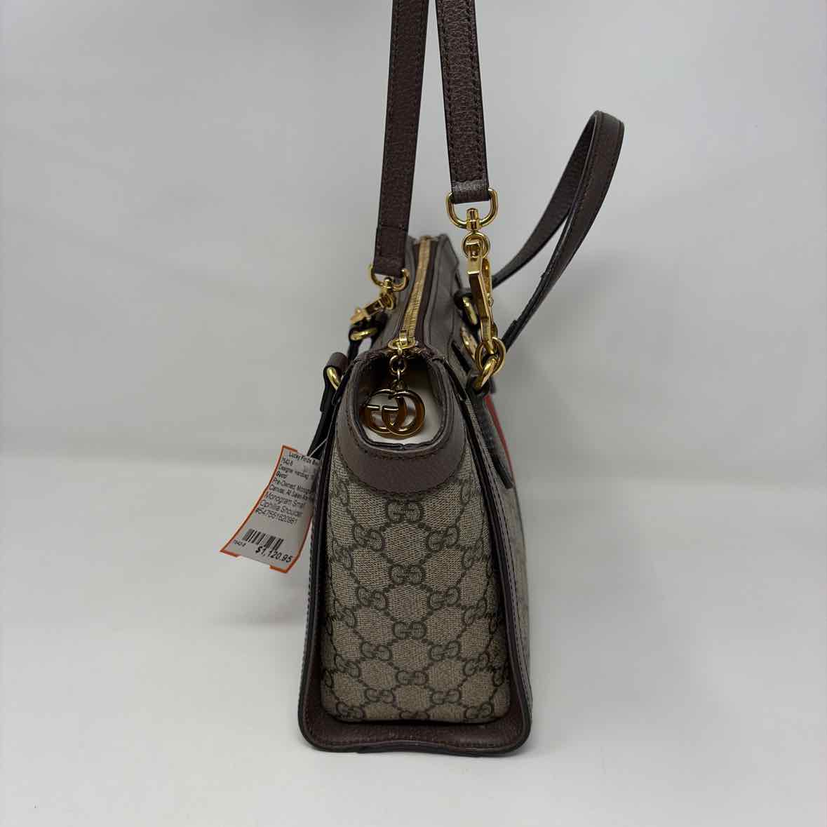 Pre-Owned Gucci Monogram Canvas Designer Handbag