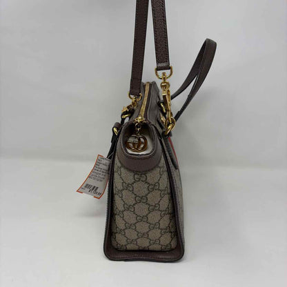 Pre-Owned Gucci Monogram Canvas Designer Handbag