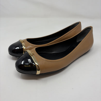Pre-Owned Shoe Size 8 Tory Burch Tan Flats