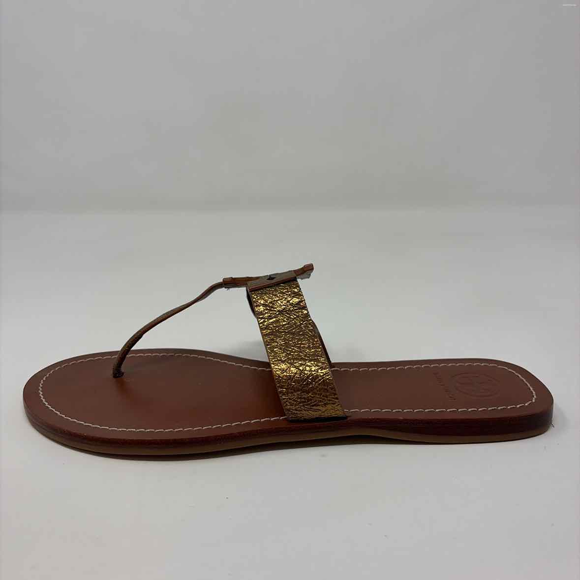Pre-Owned Shoe Size 10 Tory Burch Cognac Sandals