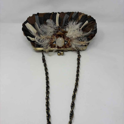 Pre-Owned Mary Frances Brown Multi Multi Handbag