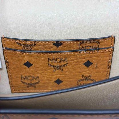 Pre-Owned MCM Yellow Leather Designer Handbag
