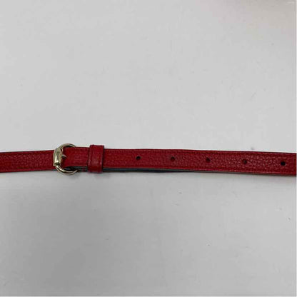 Pre-Owned Gucci Red Leather Designer Handbag