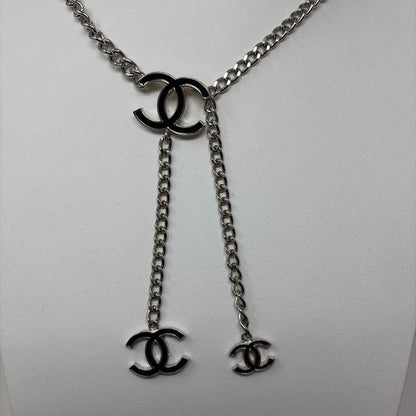 Pre-Owned Chanel Silver Chains Designer Belt