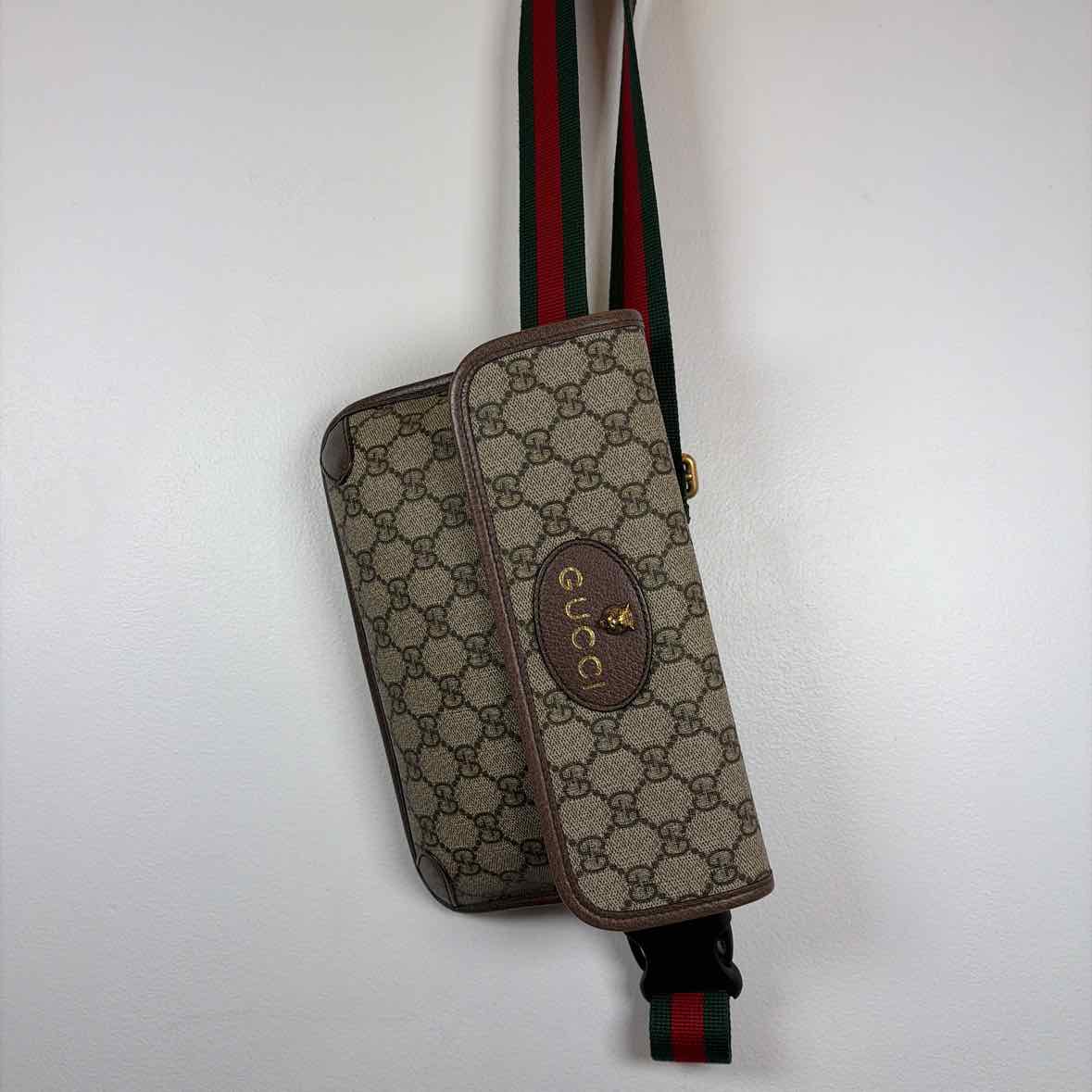 Pre-Owned Gucci Monogram Canvas Designer Handbag