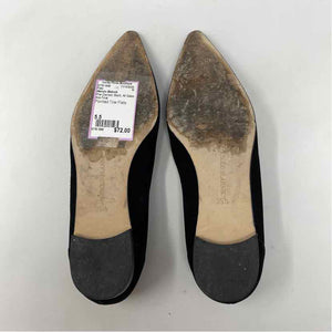 Pre-Owned Shoe Size 5.5 Manolo Blahnik Black Flats