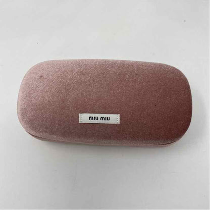 Pre-Owned Miu Miu Black/White Plastic Designer Sunglasses