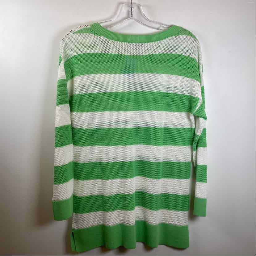 Pre-Owned Size S Pure Amici Green Stripe Top