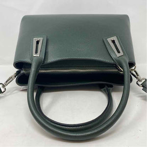 Pre-Owned Fretirco Paris Olive Leather Handbag